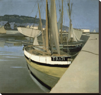 Sailboats In The Bay Of Tregastel by Felix Vallotton Pricing Limited Edition Print image