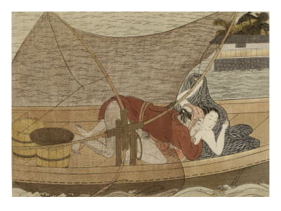 In The Boat by Suzuki Harunobu Pricing Limited Edition Print image