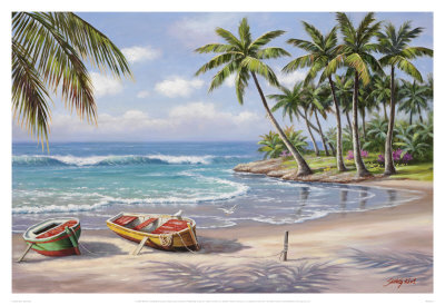 Tropical Bay by Sung Kim Pricing Limited Edition Print image