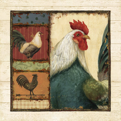 Rooster Portraits I by Daphne Brissonnet Pricing Limited Edition Print image