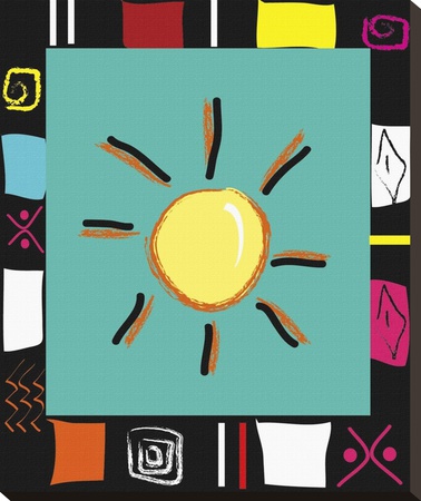 Bright Mosaic Sun by Najah Clemmons Pricing Limited Edition Print image