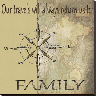 Travels Lead Back To Family by Karen J. Williams Pricing Limited Edition Print image