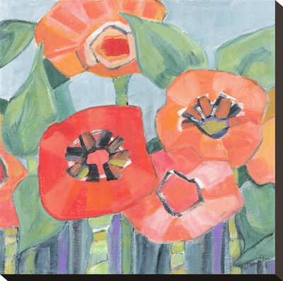 Poppin Poppies Ii by M.J. Beswick Pricing Limited Edition Print image