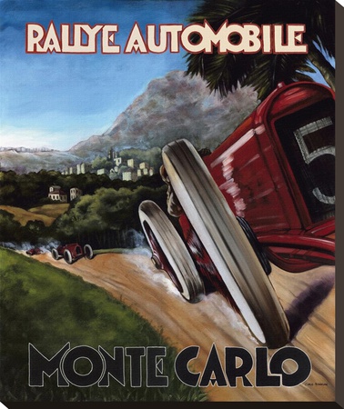 Monte Carlo Rallye by Chris Flanagan Pricing Limited Edition Print image