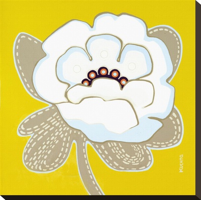 White Pop Flower by Monica Kuchta Pricing Limited Edition Print image