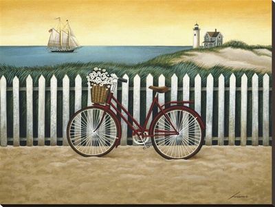 Cycle To The Beach by Lowell Herrero Pricing Limited Edition Print image