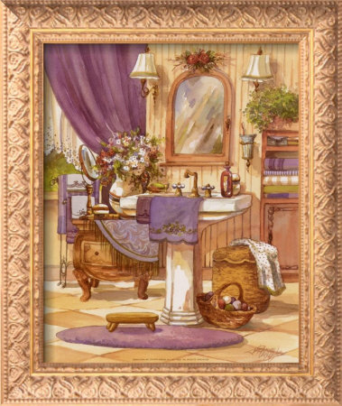 Victorian Bathroom Ii by Jerianne Van Dijk Pricing Limited Edition Print image