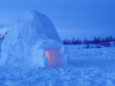 Interior Of Arctic Igloo, Churchill, Manitoba, Canada by Stuart Westmoreland Pricing Limited Edition Print image