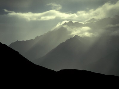 Sun Breaks Through A Storm In The Alaska Range, Denali National Park, Alaska, Usa by Jerry & Marcy Monkman Pricing Limited Edition Print image