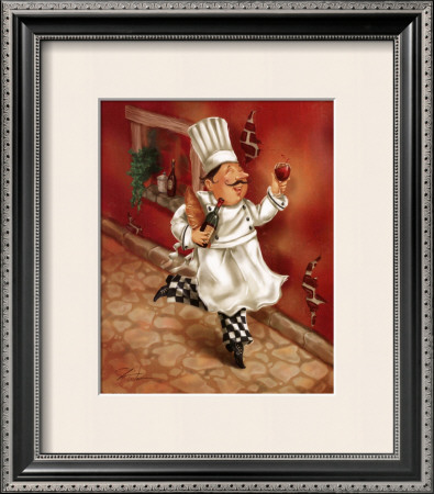 Chefs With Wine I by Shari Warren Pricing Limited Edition Print image