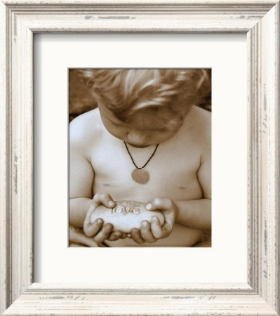 Little Boy With Love Rock by Laura Monahan Pricing Limited Edition Print image