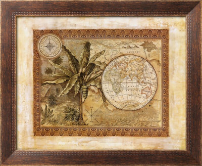 Global Safari Map I by Tina Chaden Pricing Limited Edition Print image