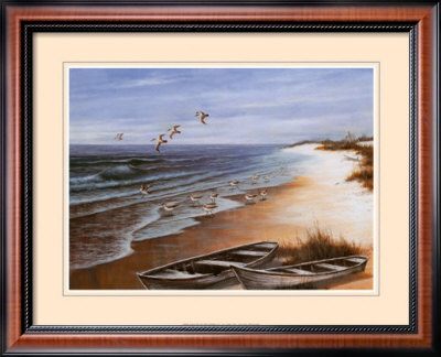 Two Rowboats On Beach by T. C. Chiu Pricing Limited Edition Print image