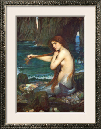 A Mermaid, 1900 by John William Waterhouse Pricing Limited Edition Print image