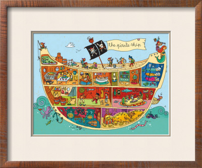 The Pirate Ship by Joelle Dreidemy Pricing Limited Edition Print image