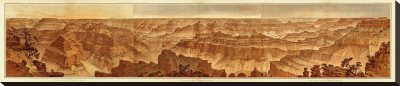Grand Canyon: Composite Panorama From Point Sublime, C.1882 by William Henry Holmes Pricing Limited Edition Print image