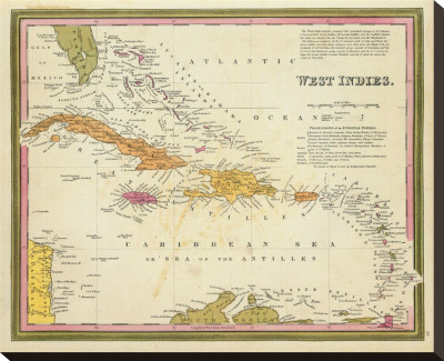 West Indies, C.1846 by Samuel Augustus Mitchell Pricing Limited Edition Print image