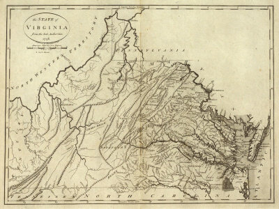 State Of Virginia, C.1796 by John Reid Pricing Limited Edition Print image