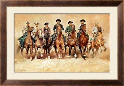 The Magnificent Seven by Renato Casaro Pricing Limited Edition Print image