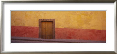 Door In A Wall, San Miguel De Allende, Guanajuato, Mexico by Panoramic Images Pricing Limited Edition Print image