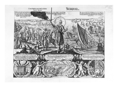Gustavus Adolphus Landing At Stralsund In 1630 by Georg Koler Pricing Limited Edition Print image