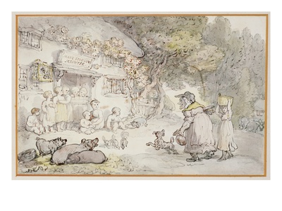 Mary Spriggens, The Midwife by Thomas Rowlandson Pricing Limited Edition Print image