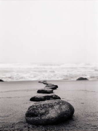 Rockpath At The Beach, Atlantic Ocean, Montauk, New York by Images Monsoon Pricing Limited Edition Print image