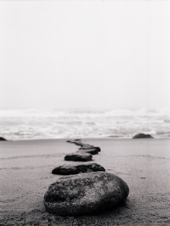 Rockpath At The Beach, Atlantic Ocean, Montauk, New York by Images Monsoon Pricing Limited Edition Print image