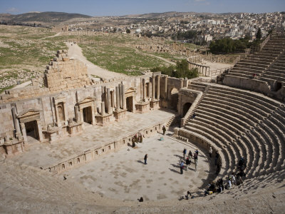 South Theater In The Ruins Of The Ancient City Of Jerash by Taylor S. Kennedy Pricing Limited Edition Print image