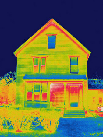 Thermal Image Of A House by Tyrone Turner Pricing Limited Edition Print image