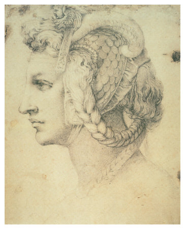 Drawing Of A Woman by Michelangelo Buonarroti Pricing Limited Edition Print image