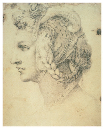 Drawing Of A Woman by Michelangelo Buonarroti Pricing Limited Edition Print image