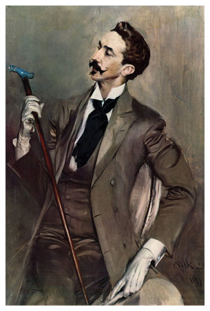 Portrait Of Robert De Montesquiou by Giovanni Boldini Pricing Limited Edition Print image