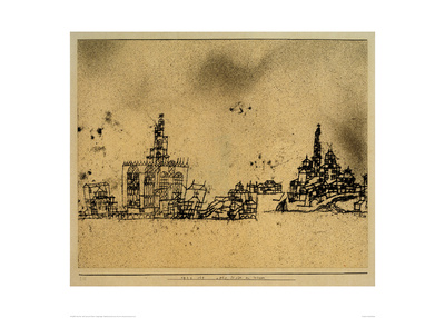 Old City By The Water by Paul Klee Pricing Limited Edition Print image