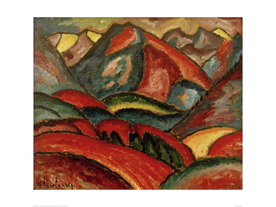 Oberstdorf, Landscape by Alexej Von Jawlensky Pricing Limited Edition Print image