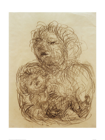 With Her Lateborn by Paul Klee Pricing Limited Edition Print image