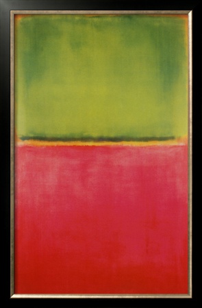 Green, Red, On Orange by Mark Rothko Pricing Limited Edition Print image