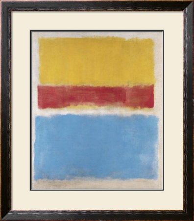 Untitled (Yellow, Red And Blue), C.1953 by Mark Rothko Pricing Limited Edition Print image