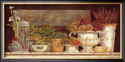 Marche Aux Fleurs by Kathryn White Pricing Limited Edition Print image