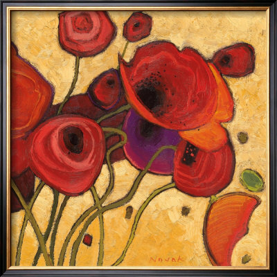 Poppies Wildly Ii by Shirley Novak Pricing Limited Edition Print image