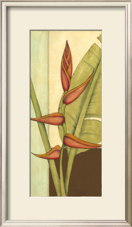 Tropical Flower Panel I by Jennifer Goldberger Pricing Limited Edition Print image