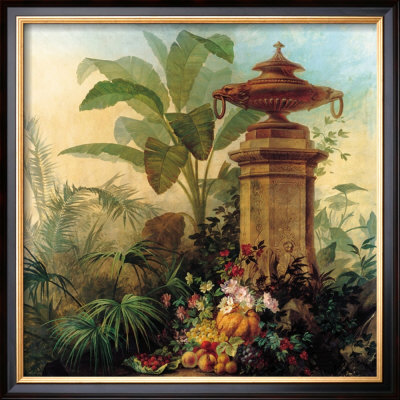 Flowers And Tropical Plants by Jean Capeinick Pricing Limited Edition Print image