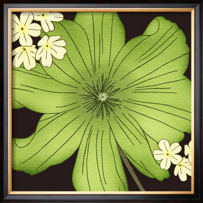 Organic Green Flower Head by Kate Knight Pricing Limited Edition Print image