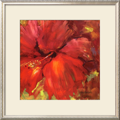 Red Hibiscus Ii by Carol Hallock Pricing Limited Edition Print image