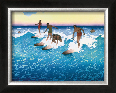 Surf Riders Honolulu by Charles W. Bartlett Pricing Limited Edition Print image