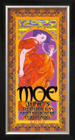 Moe. At Redrocks Ampitheathre, Colorado by Bob Masse Pricing Limited Edition Print image