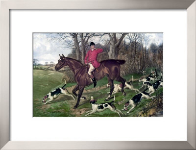 Horse Fox Hunt I by Timothy Blossom Pricing Limited Edition Print image