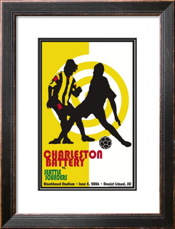 Charleston Battery Vs.Seattles Sounders by Christopher Rice Pricing Limited Edition Print image