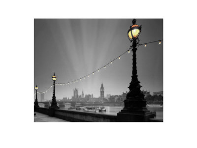 England, London: Evening Over Houses Of Parliament I by Edmund Nägele Pricing Limited Edition Print image