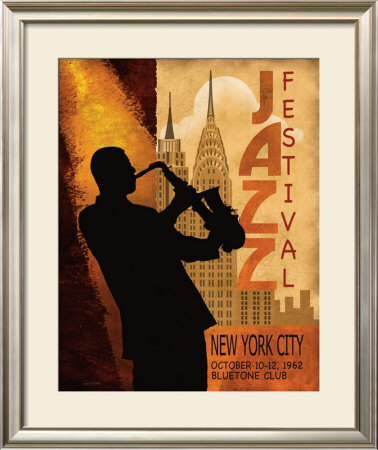 Jazz In New York, 1962 by Conrad Knutsen Pricing Limited Edition Print image